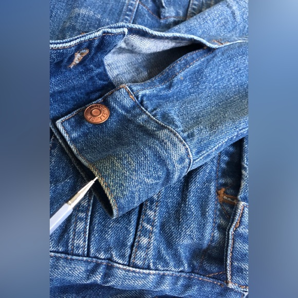 Madewell The Jean Jacket In Printer Wash Size: S - Picture 14 of 14